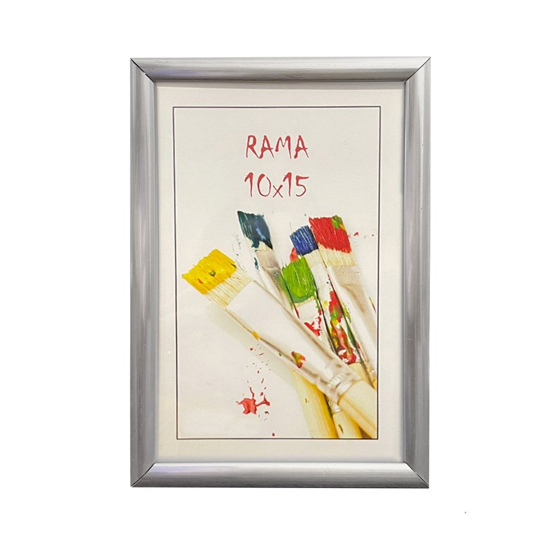 Rama foto Fiona format 10x15, plexiglas argintiu, rama de birou sau perete - imagine 4